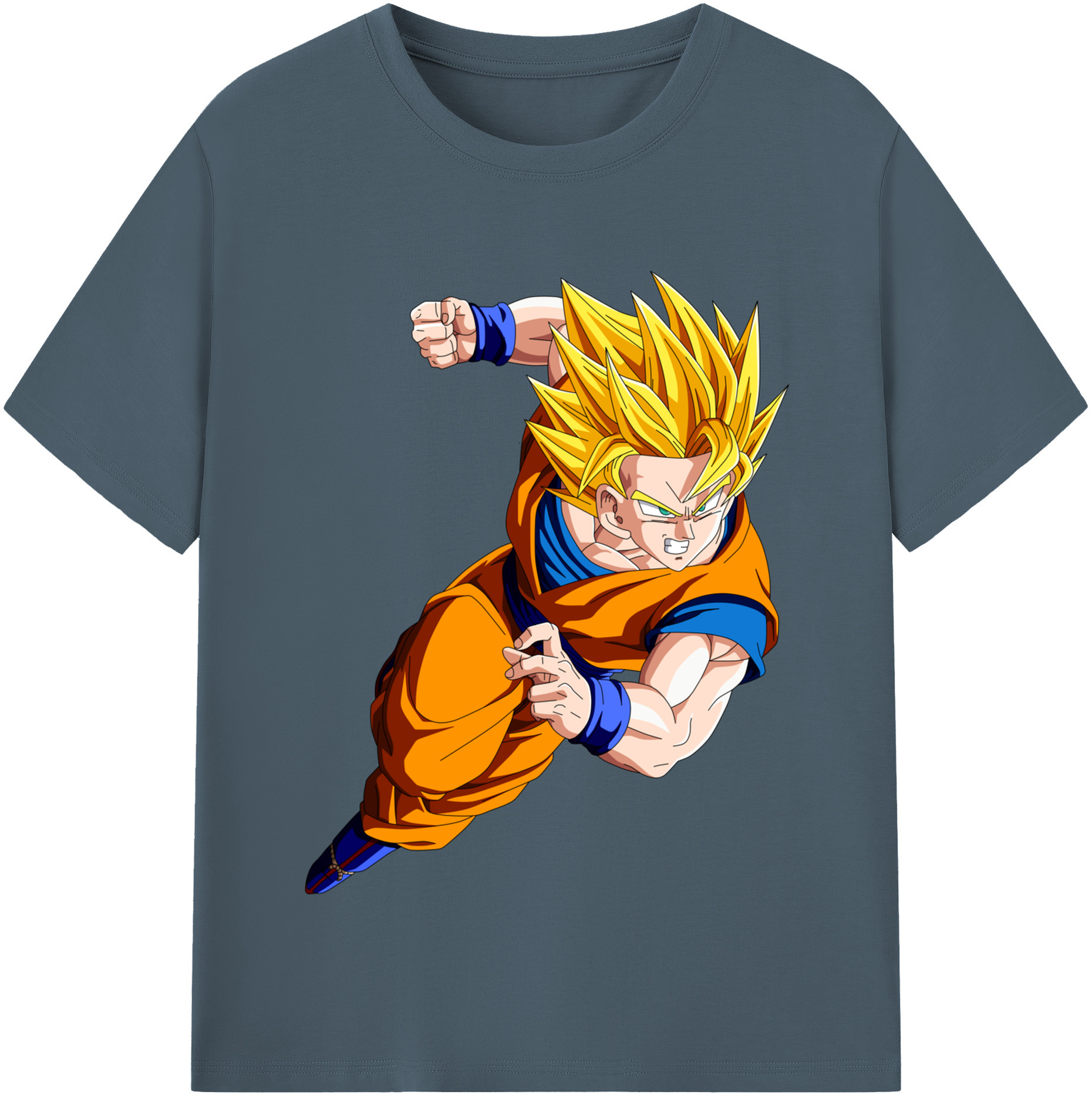 （画像用） ドラゴンボール 孫悟空（そん ごくう）Son Goku カカロット DRAGON BALL Kakarotto 綿100％半袖Tシャツ（フロントプリント）